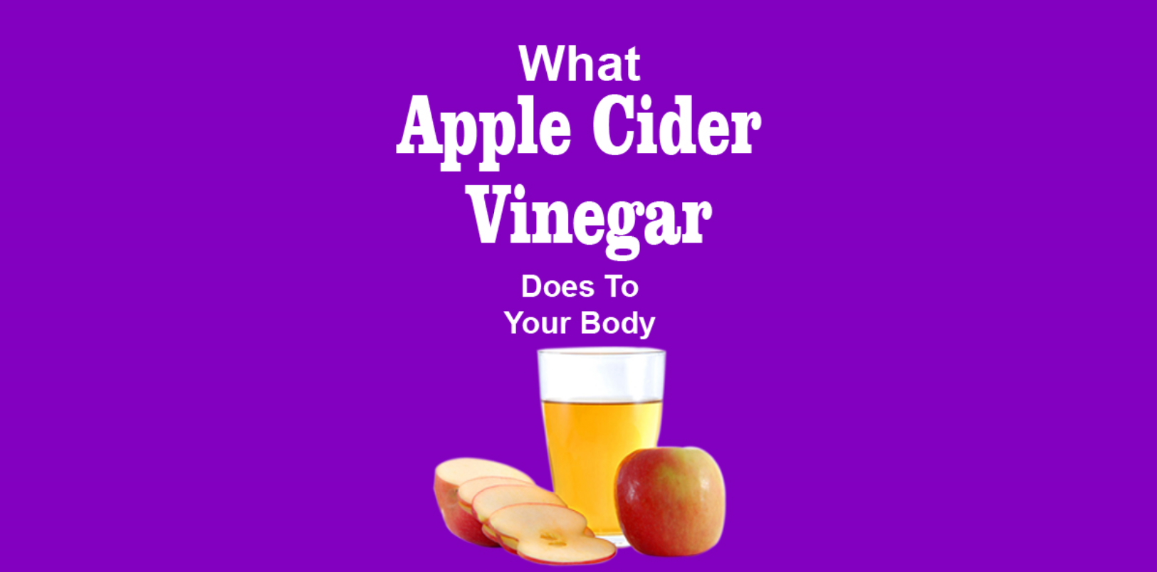 What Apple Cider Vinegar Does To Your Body Upgraded Health