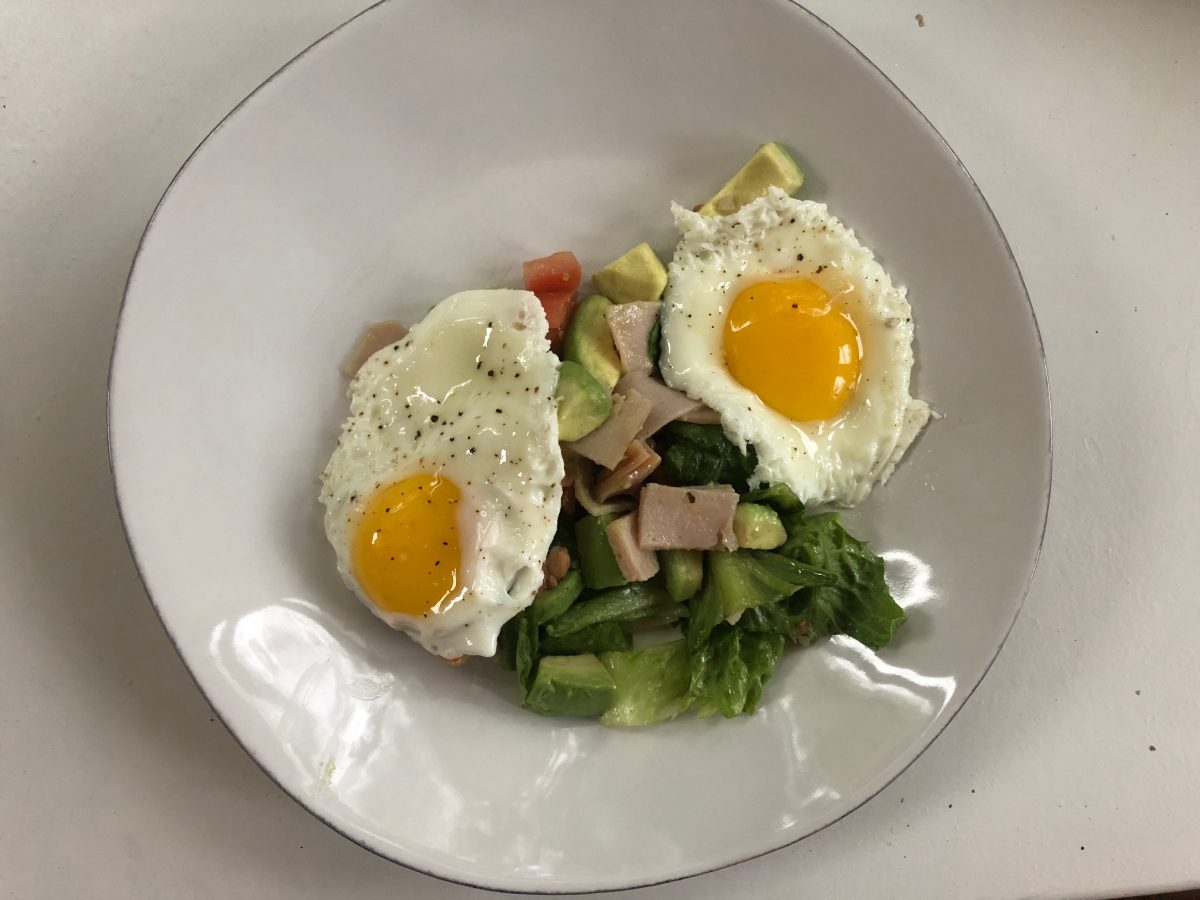 Keto Over-Easy Egg Salad