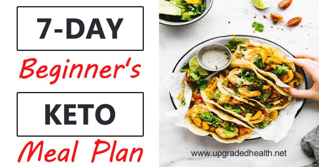 One Week Keto Meal Plan for Beginners | Upgraded Health