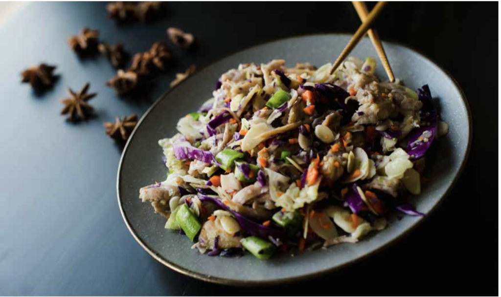 Asian Chicken Cabbage Salad | Upgraded Health