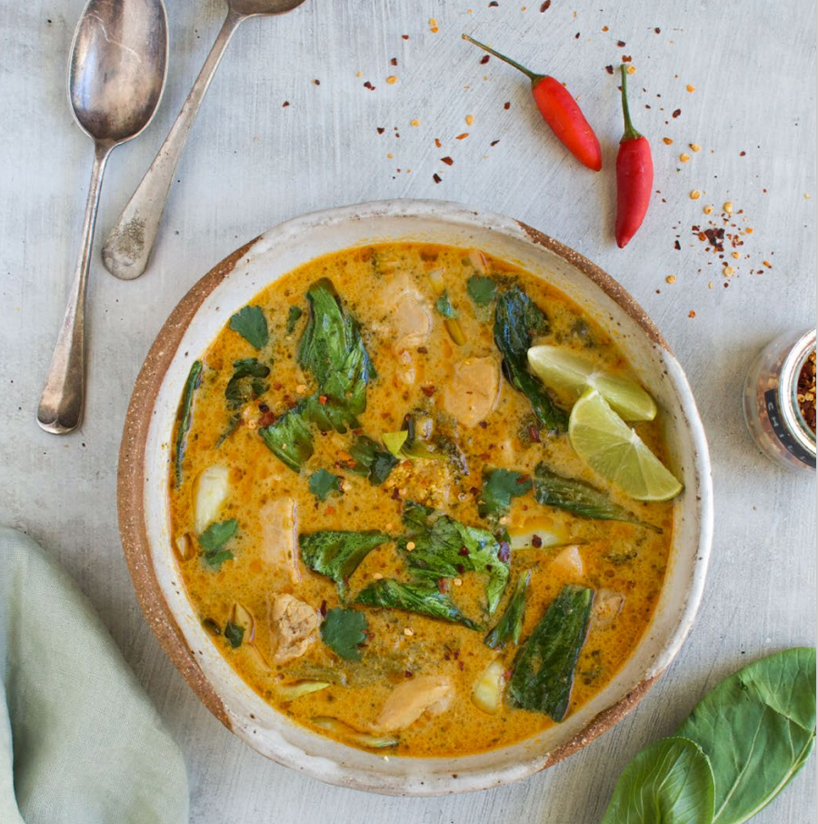 Coconut Chicken Curry Soup | Upgraded Health