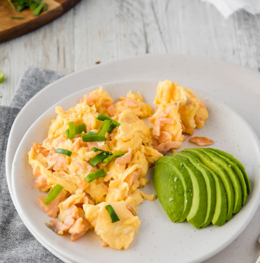 Smoked Salmon Scrambled Eggs Upgraded Health