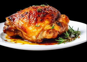 Roast Chicken Thigh with Optional Side of Duck Fat | Upgraded Health