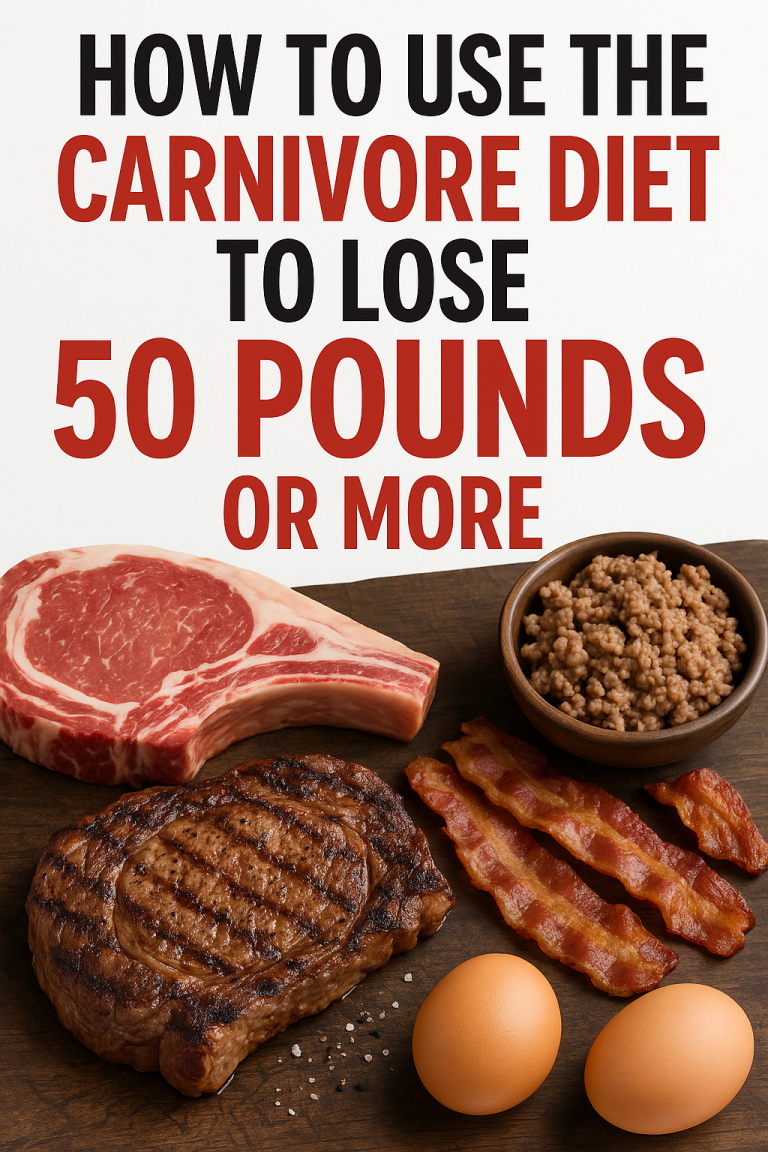How To Use The Carnivore Diet to Lose 50 Pounds Or More Upgraded Health