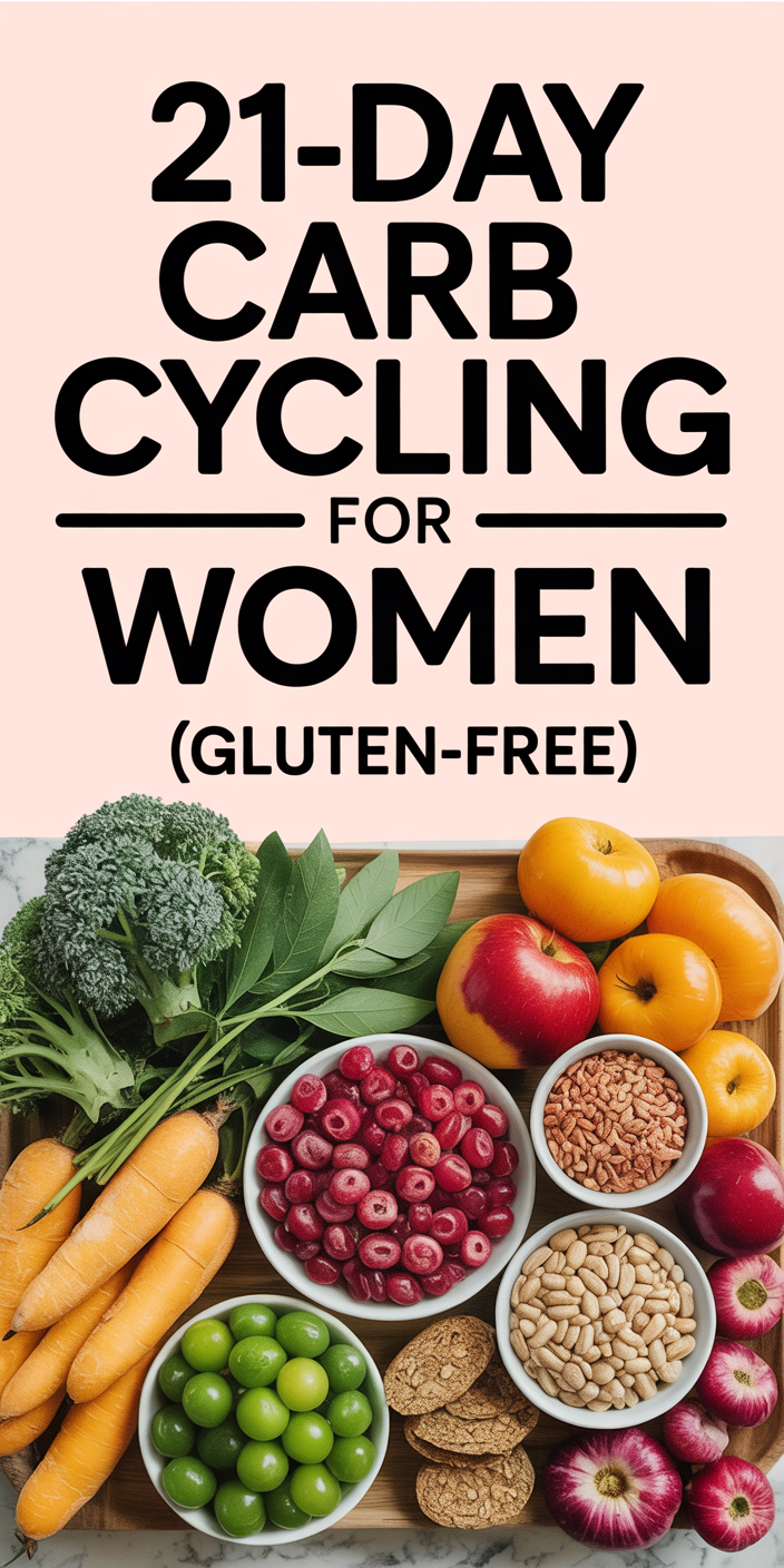 21-Day Carb Cycling Meal Plan For Women: A Gluten-Free Guide to ...
