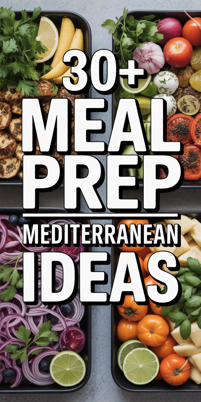 30+ Meal Prep Mediterranean Ideas | Upgraded Health