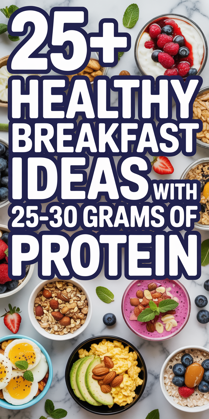 25+ Healthy Breakfast Ideas With 25-30 Grams of Protein | Upgraded Health