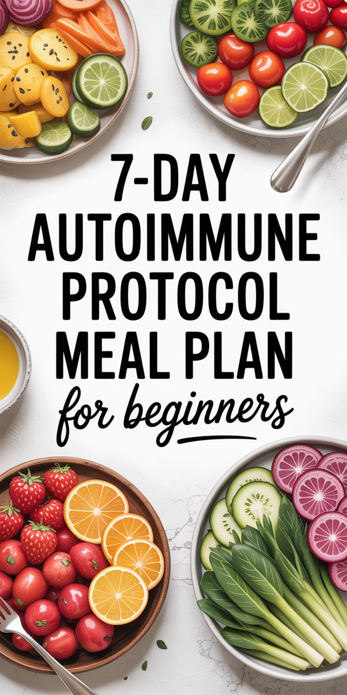 Autoimmune Menu 7-Day Autoimmune Protocol Meal Plan For Beginners | Upgraded Health