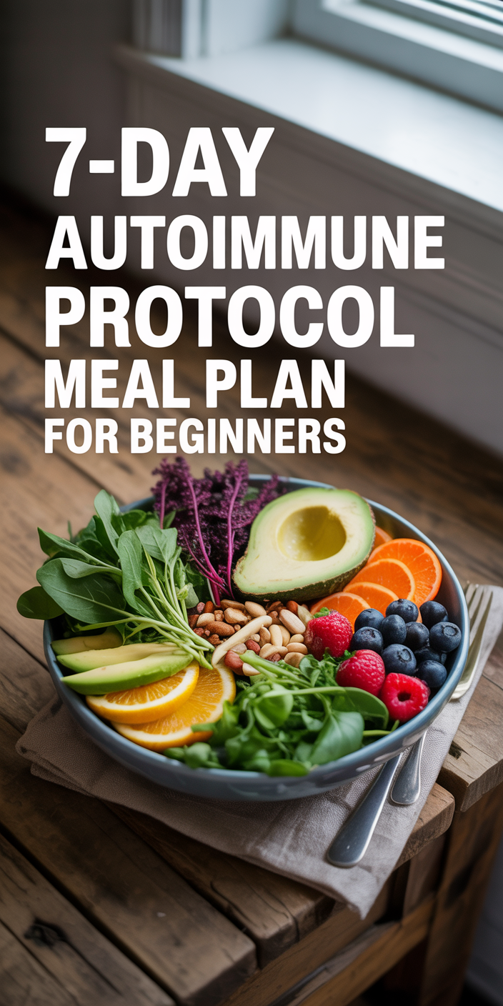 Autoimmune Menu 7-Day Autoimmune Protocol Meal Plan For Beginners | Upgraded Health