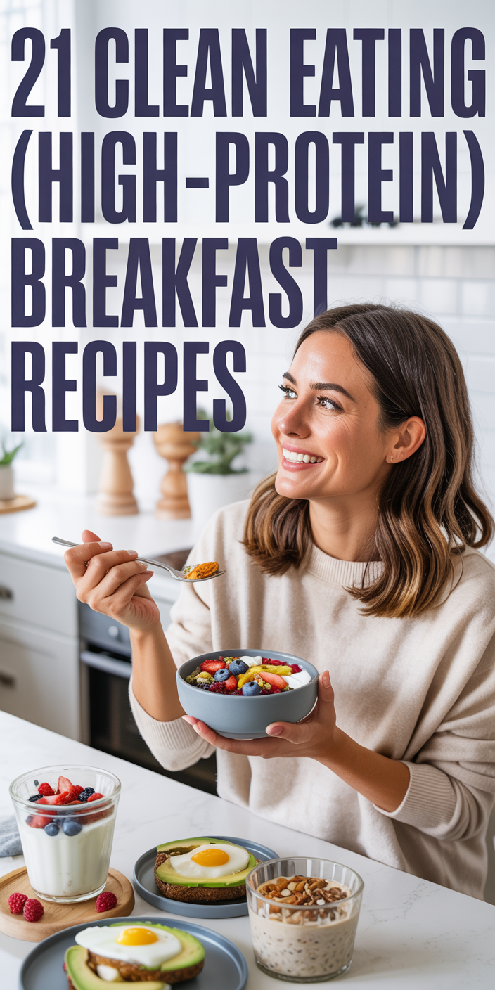 Clean Protein Menu 21 Clean Eating (High-Protein) Breakfast Recipes | Upgraded Health