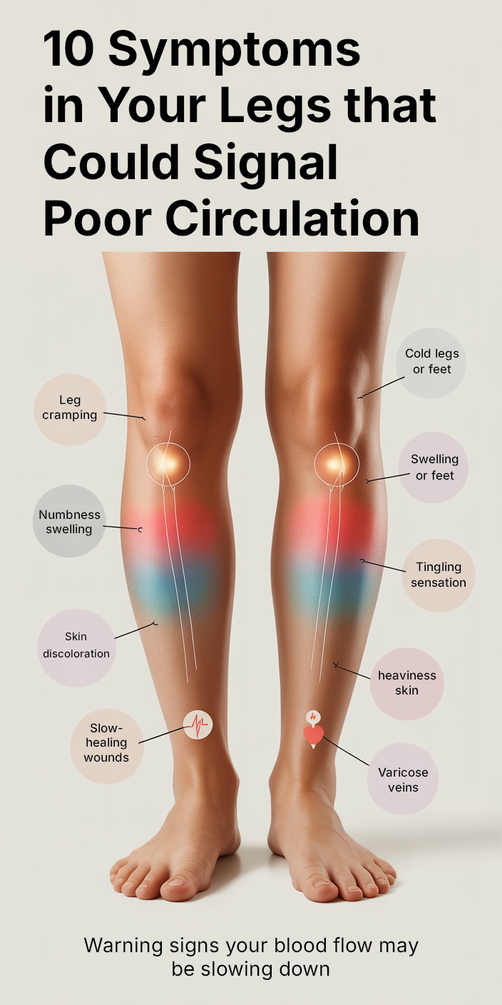 10 Symptoms in Your Legs That Could Signal Poor Circulation | Upgraded ...