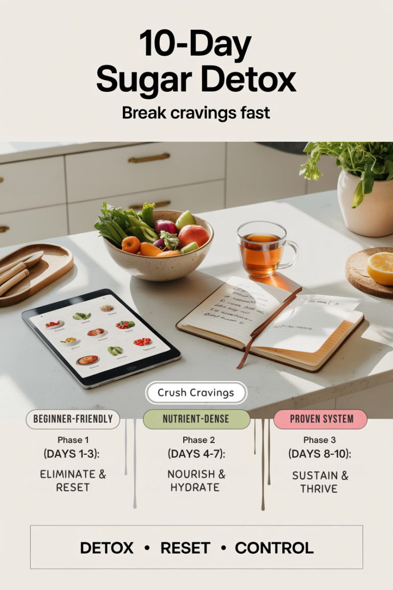 The 10-Day Sugar Detox Meal Plan To Break Cravings Fast (Simple, Science-Backed Plan For Lasting ...