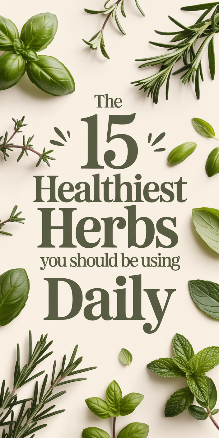 The 15 Healthiest Herbs You Should Be Using Daily: Evidence-Based ...