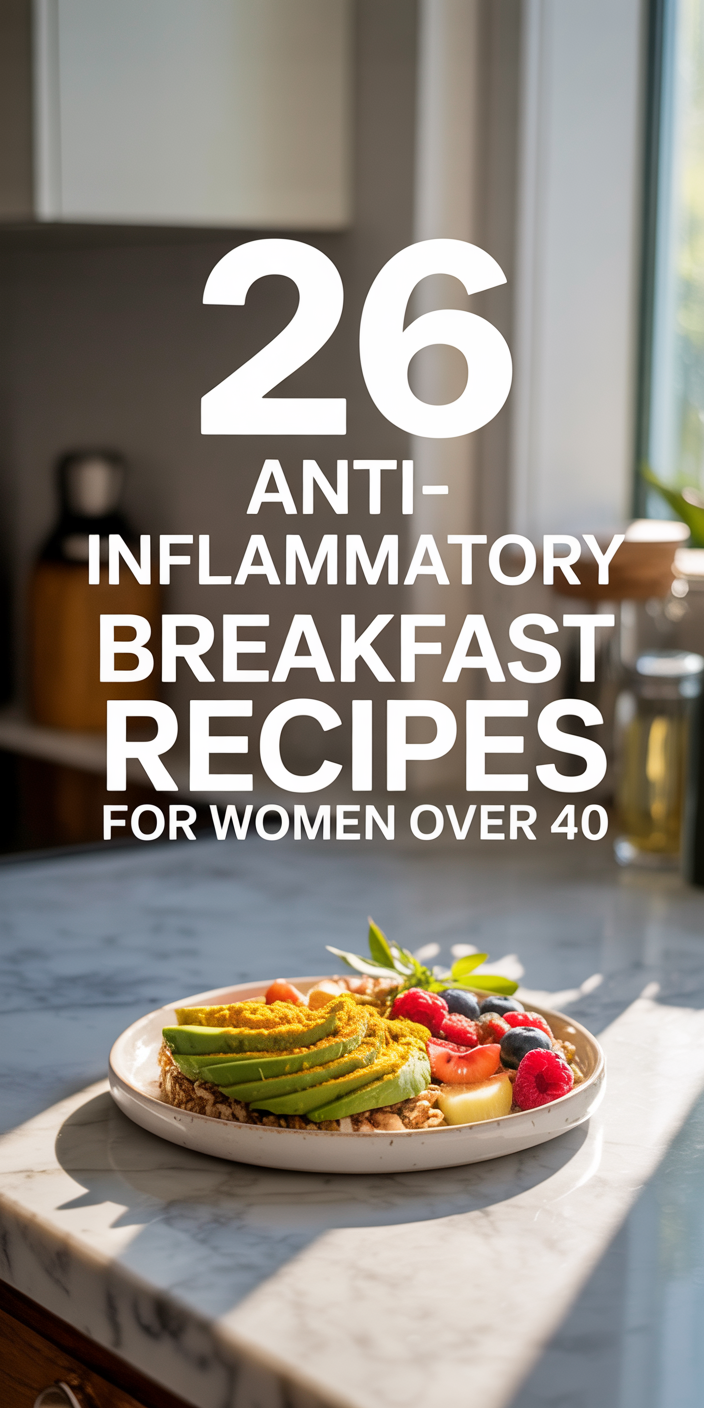 26 Anti-Inflammatory Breakfast Recipes for Women Over 40 | Upgraded Health