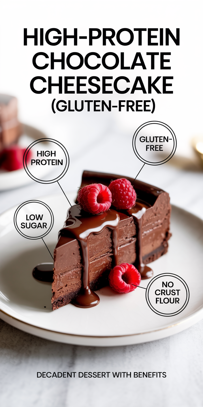 How To Make High-Protein Chocolate Cheesecake | Upgraded Health