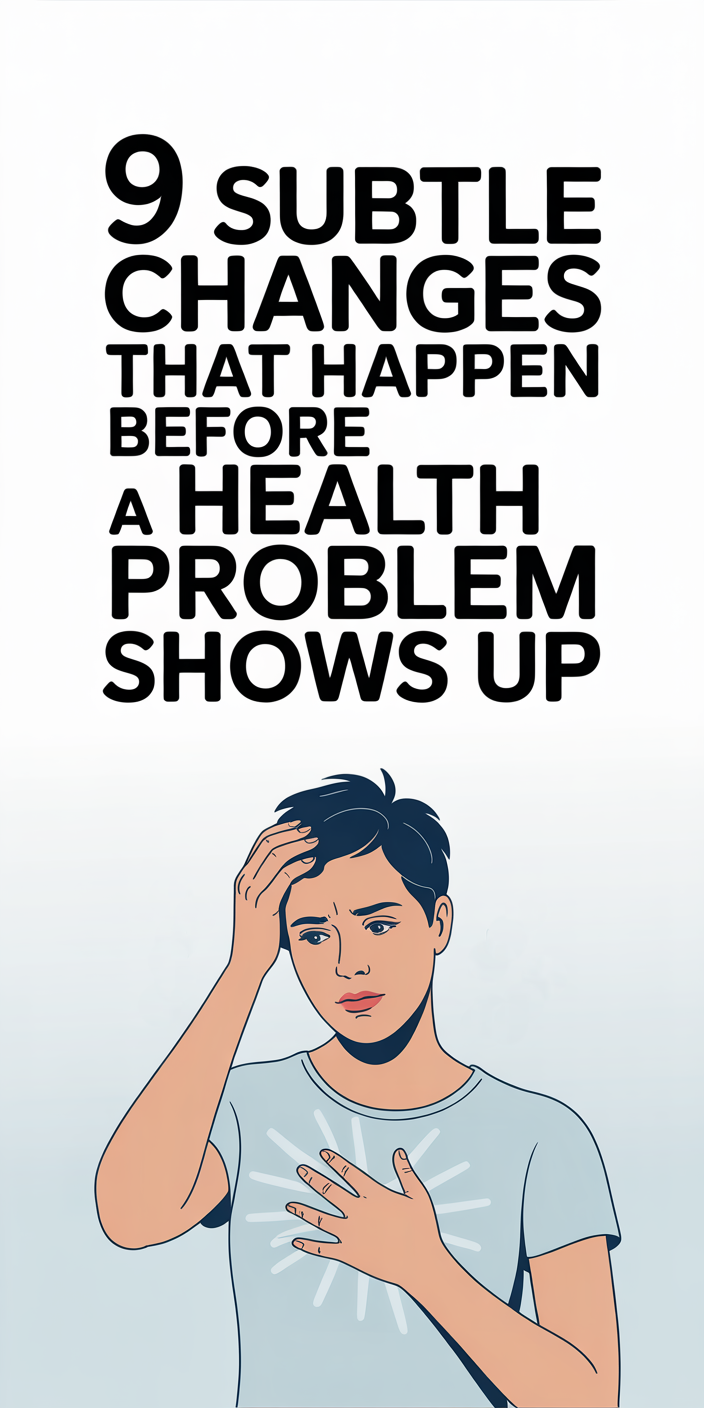 Subtle Changes 9 Subtle Changes Your Body Shows Before A Health Problem — What To ...