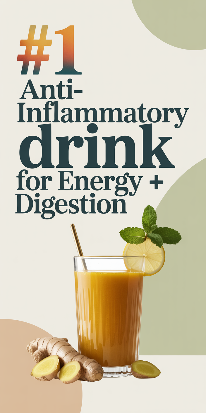 The 1 Anti-Inflammatory Drink For Energy + Digestion: Make It Today ...