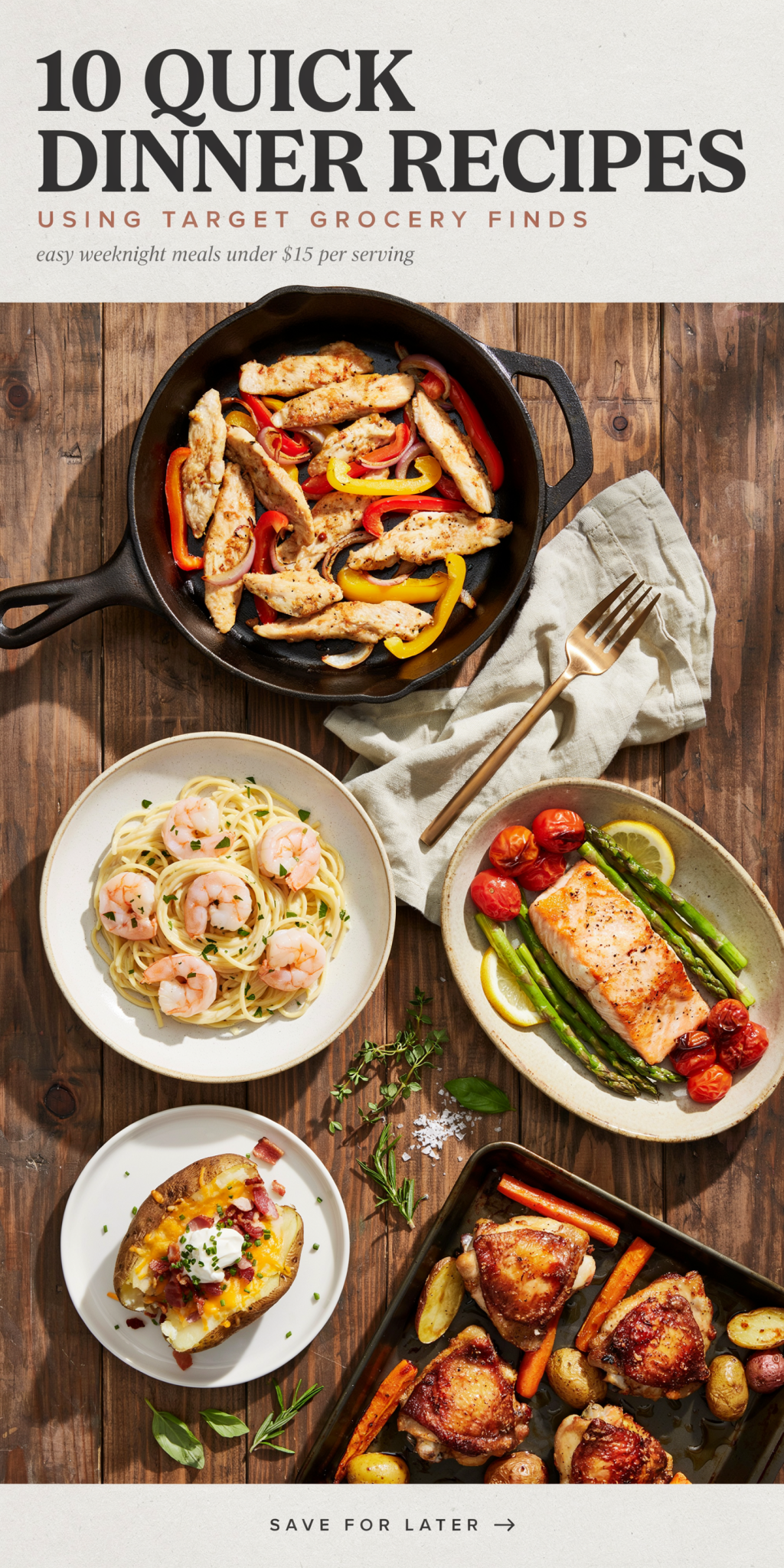 Target Recites 10 Quick Dinner Recipes Using Target Grocery Finds (Ready In 30 Minutes ...