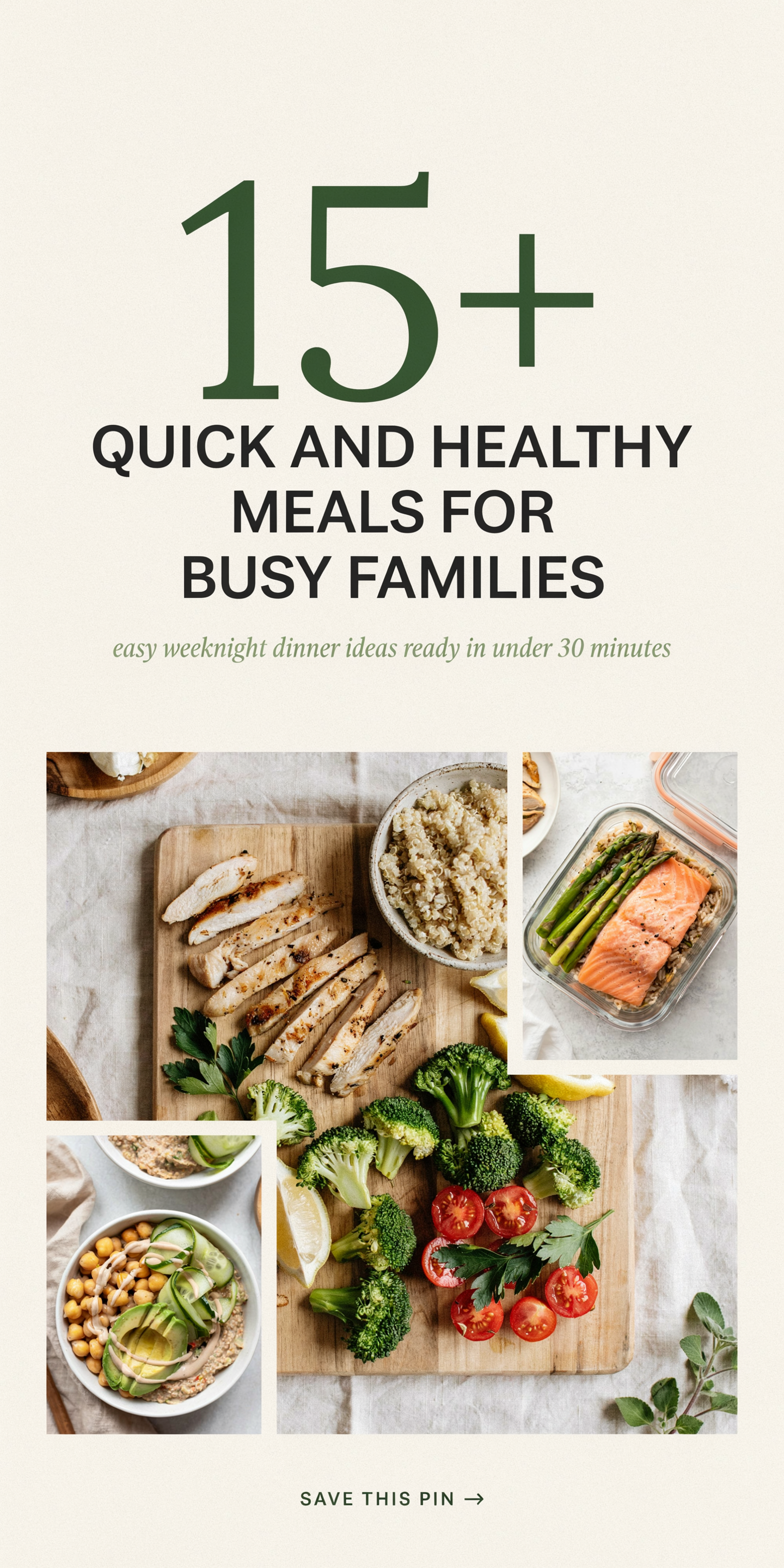 15+ Quick and Healthy Meals for Busy Families: Easy 30-Minute Recipes ...